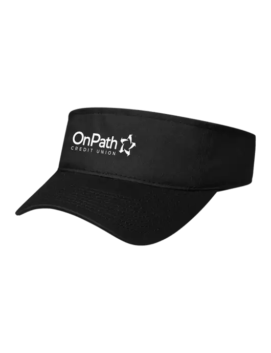 Black Cap Visor w/OnPath Logo