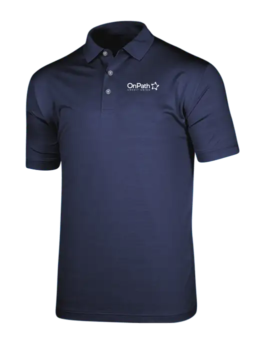 Callaway Vibrant Navy Ventilated Polo w/OnPath Logo