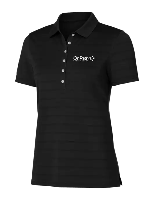 Callaway Womens Black Ventilated Polo w/OnPath Logo