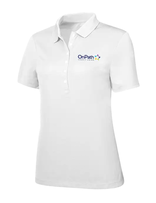 Callaway Womens Ottoman Bright White Polo w/OnPath Logo