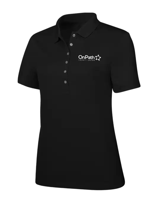 Callaway Womens Ottoman Black Polo w/OnPath Logo