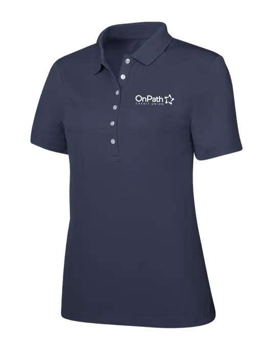 Callaway Womens Ottoman Navy Polo w/OnPath Logo