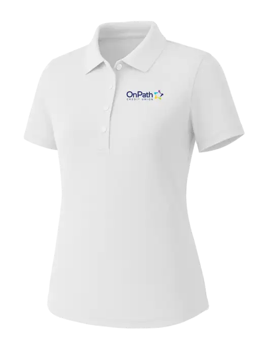 Callaway Womens Core Bright White Performance Polo w/OnPath Logo