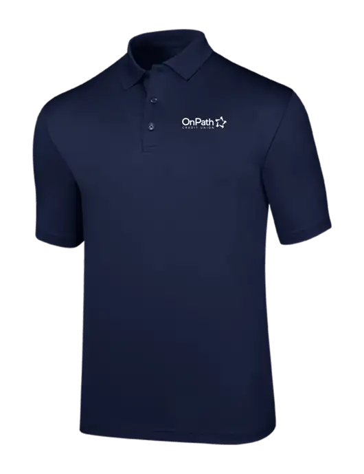 Callaway Opti-Dri Navy Chev Polo w/OnPath Logo