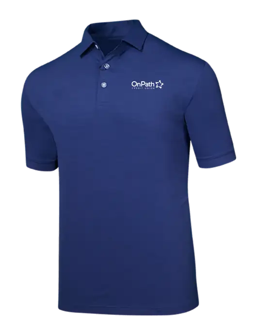 Callaway Navy Fashion Tonal Polo w/OnPath Logo
