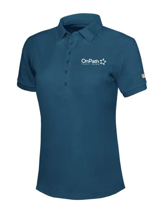 OGIO Womens Light Navy Jewel Polo w/OnPath Logo