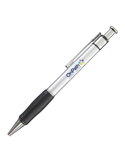 Malta Silver Pen - Black Ink w/OnPath Logo
