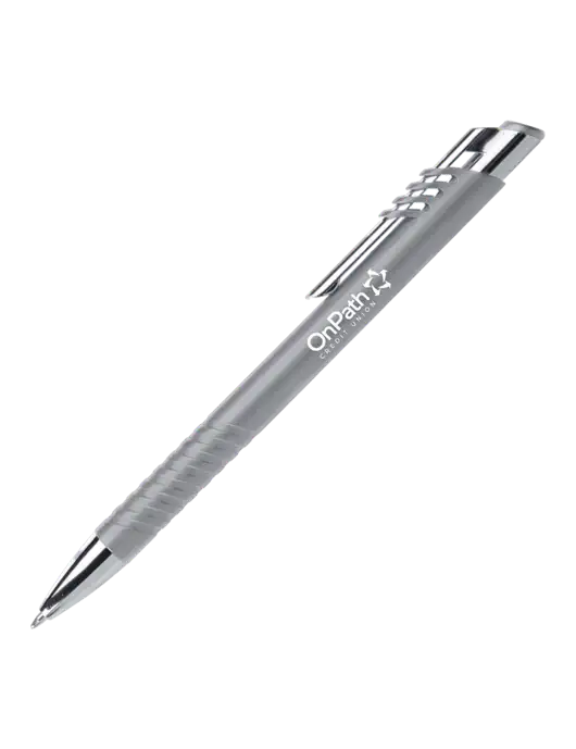 Schirhart Grey Pen - Black Ink w/OnPath Logo