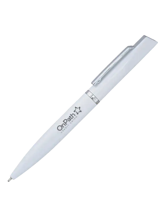 Santos White Pen - Black Ink w/OnPath Logo
