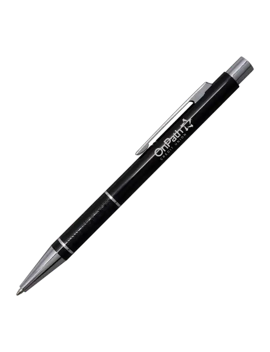 St George Black Pen - Blue Ink w/OnPath Logo
