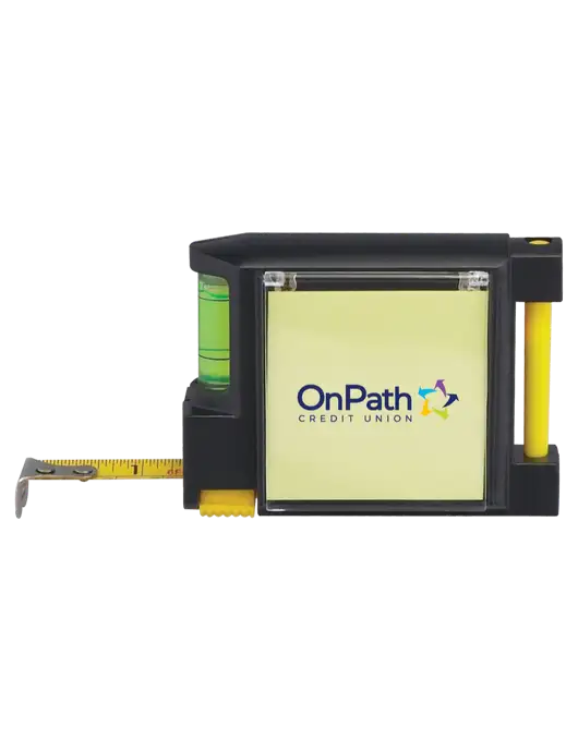 Combo Yellow Tape Measure and Level w/OnPath Logo