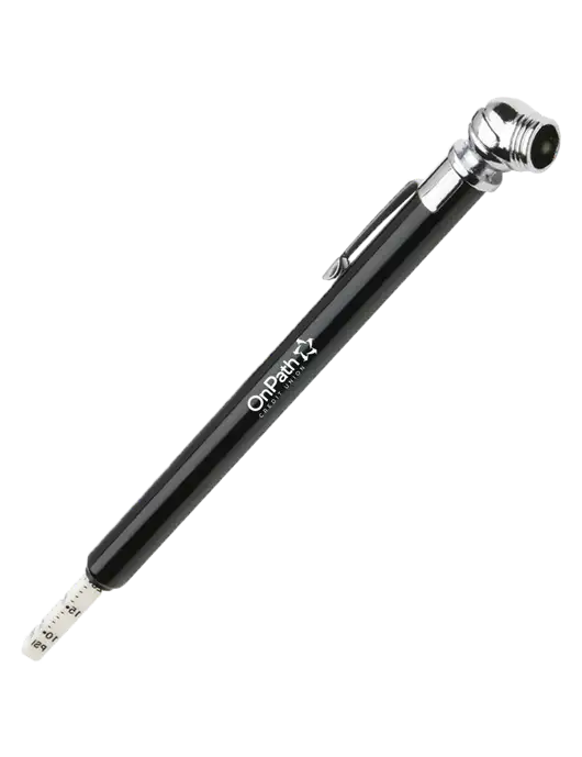 Quick View Black Tire Gauge w/OnPath Logo