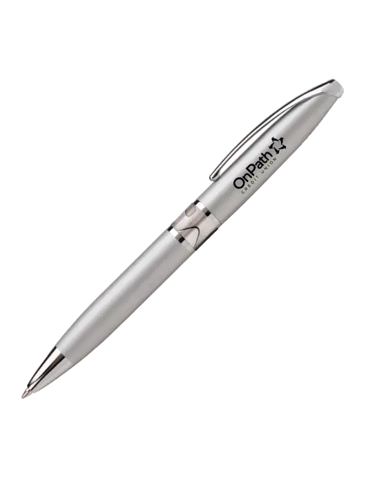 Illusion Silver Pen - Black Ink w/OnPath Logo