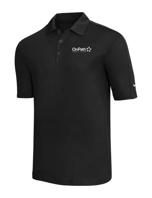 Nike Black Tech Sport Dri-FIT Polo w/OnPath Logo