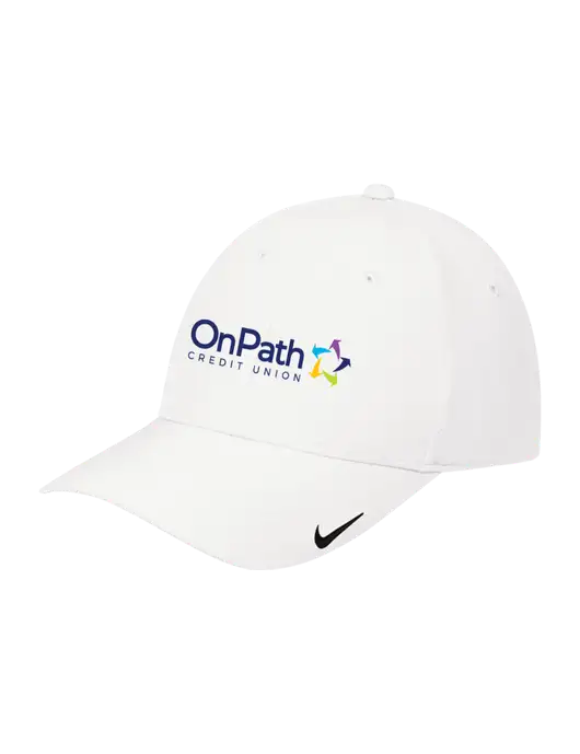 Nike White Dri-FIT Legacy Cap w/OnPath Logo