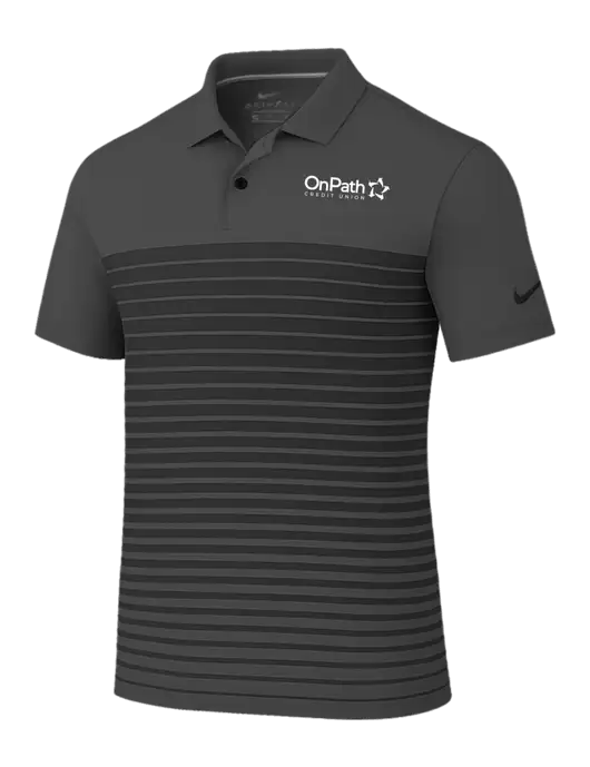 Nike Dark Grey Dri-FIT Vapor Block Polo w/OnPath Logo