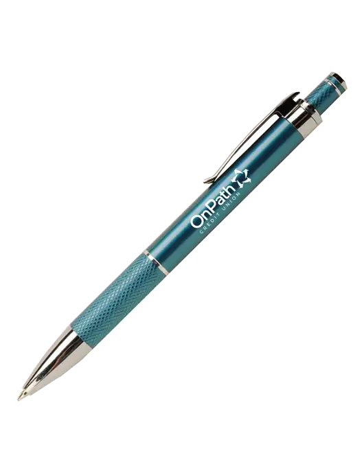 Diamond Etched Sapphire Pen - Black Ink w/OnPath Logo