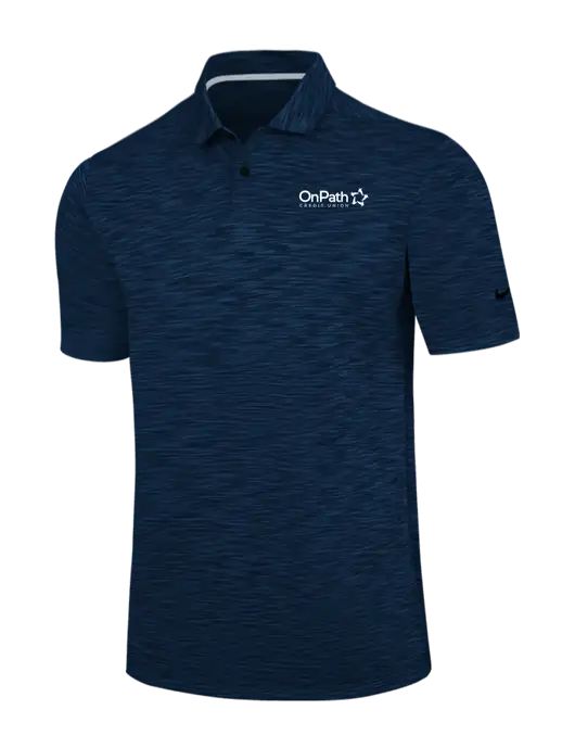 Nike Navy Dri-FIT Vapor Space Dyed Polo w/OnPath Logo