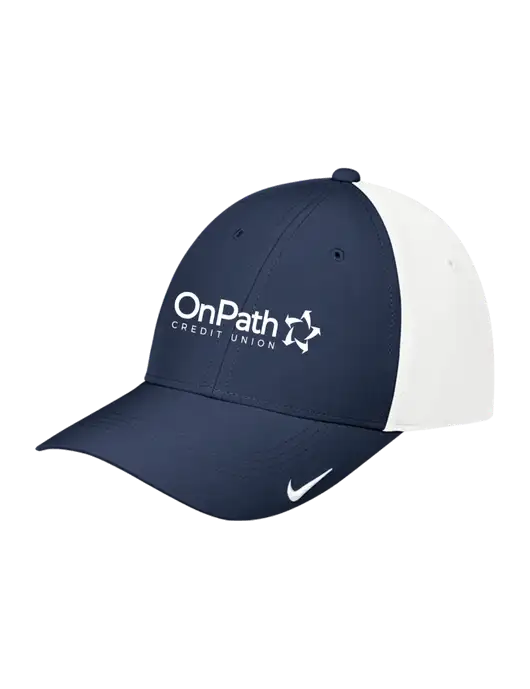 Nike Navy/White Dri-FIT Legacy Cap w/OnPath Logo